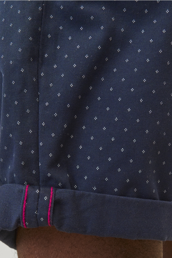 JPSTBOWIE SHORTS SA PRINTED MID SN 12230336 NAVY BLAZER